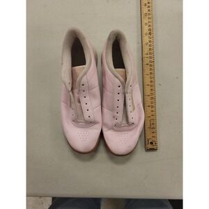 Reebok Princess‎ Womens Size 85 Pink Leather Casual Sneakers Shoes Athletic